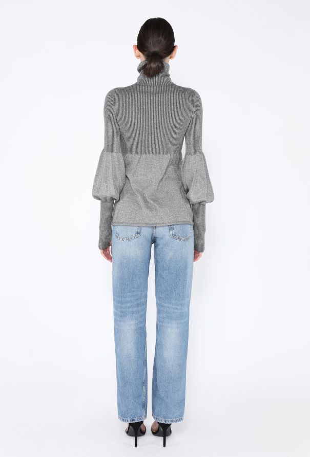 Chanel F/W 2005 Cashmere Lamé Turtleneck - 5