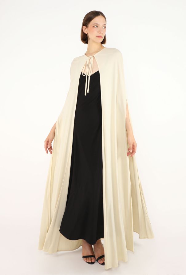 Azzaro Floor-Length Jersey Cape, 1971 - 1