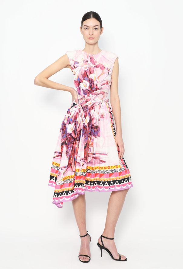 Prada 2018 Asymmetrical Cotton Dress - 1