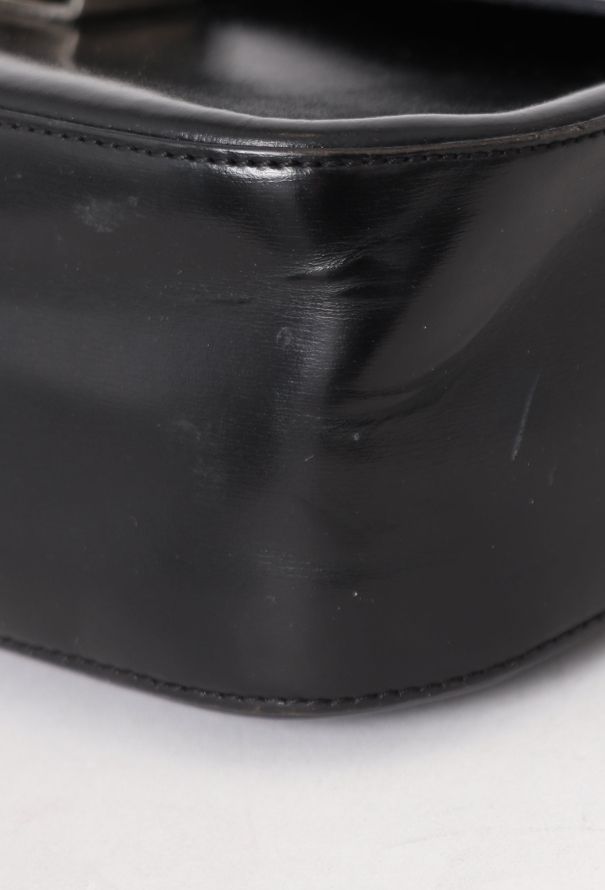 Céline Vintage Calèche Bag Black - 10