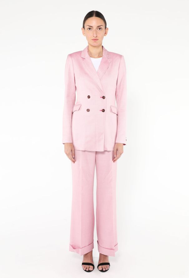 Gabriela Hearst S/S 2019 Angela Linen Suit - 3