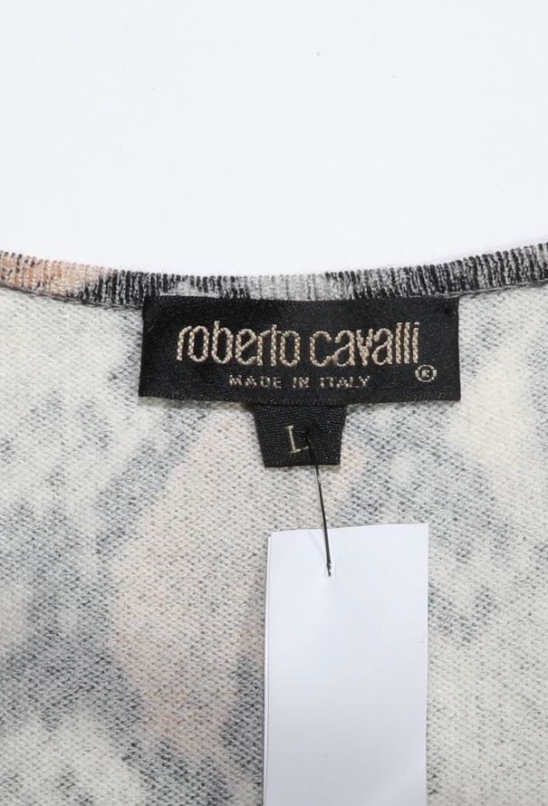 Roberto Cavalli Snake Print Jersey Kaftan - 8