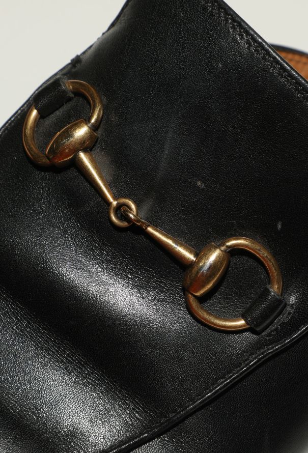 Gucci Leather Princetown Mules - 6