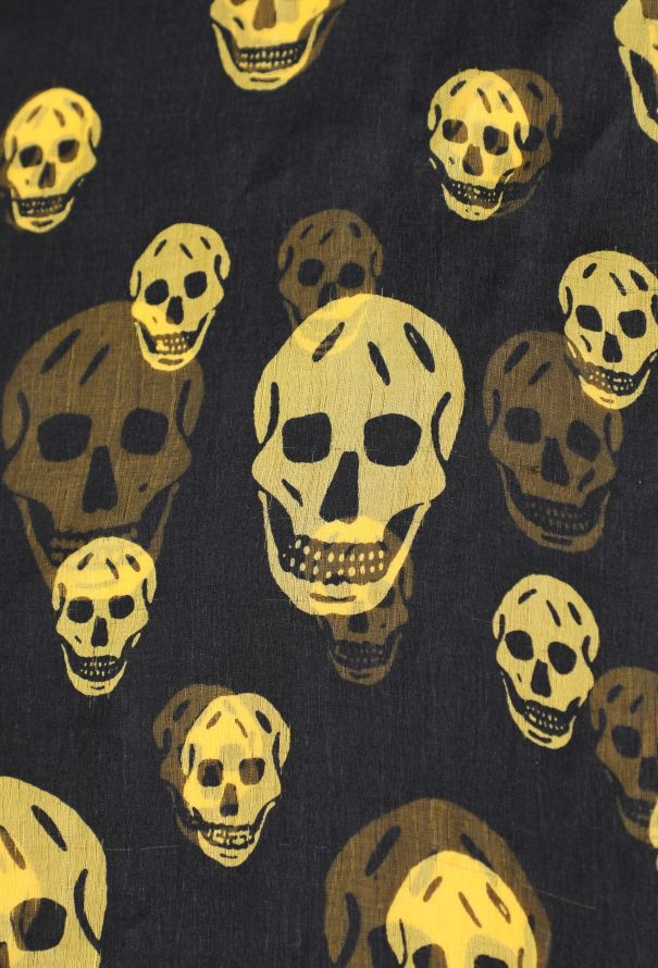 Early 2000s Chiffon Skull Scarf | Authentic & Vintage | ReSee