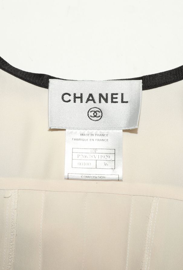 Chanel Ruffled Silk Lavallière Blouse - 5