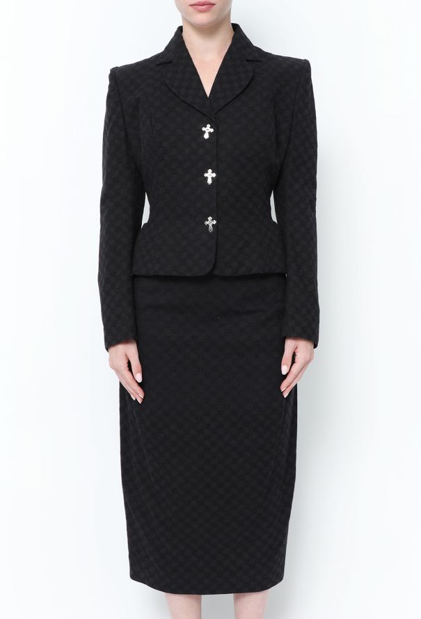 John Galliano RARE 1996 Broderie Anglaise Ensemble - 2