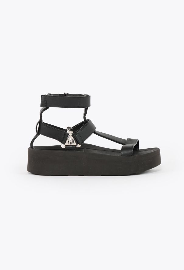 Hermès S/S 2022 Enid Calfskin Leather Sandals - 1