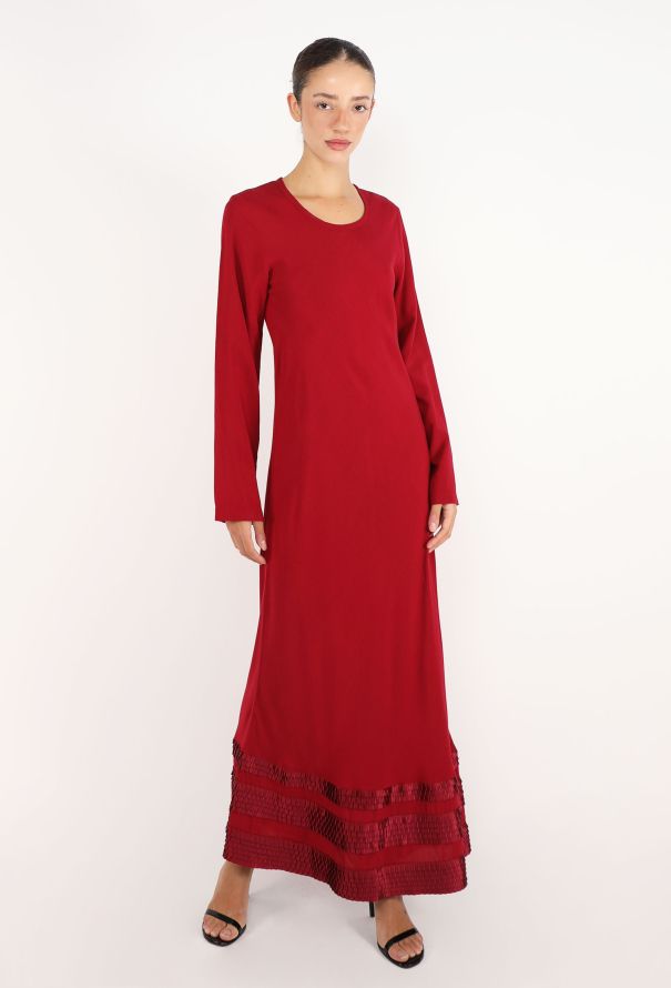 Comme des Garçons Tiered Trim Maxi Dress, 1993 - 1