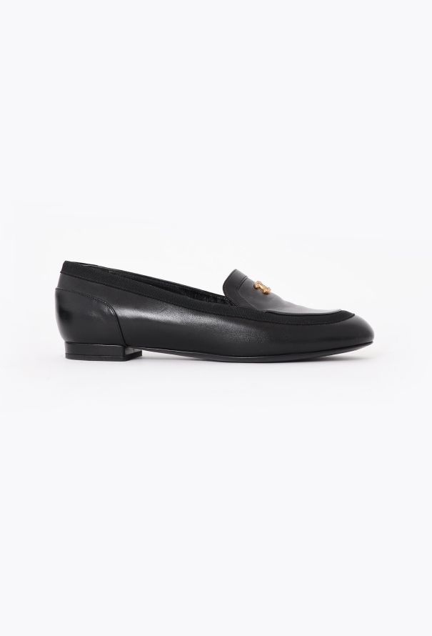 Chanel Classic 'CC' Lambskin Loafers - 1