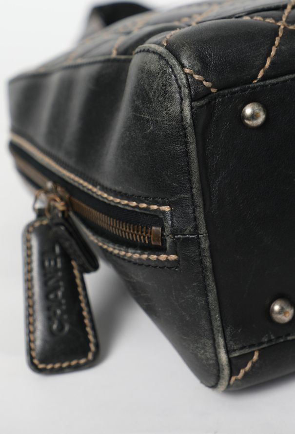 Chanel Vintage Wild Stitch Bowling  Bag - 9