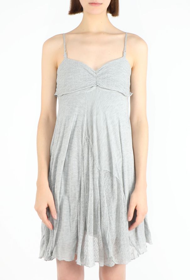 Balenciaga 2007 Heathered Jersey Slip Dress - 2