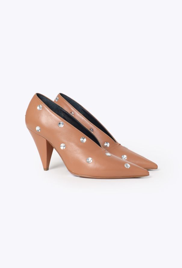 Céline 2018 Embellished Leather Pumps - 3