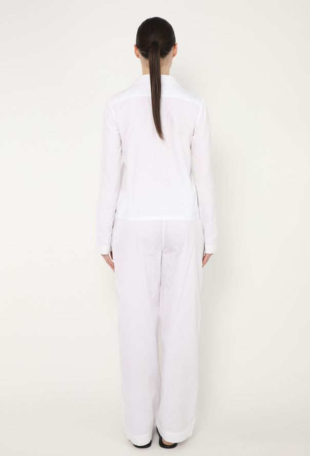 Miu Miu Poplin Pajama Top, F/W 2024 - 6