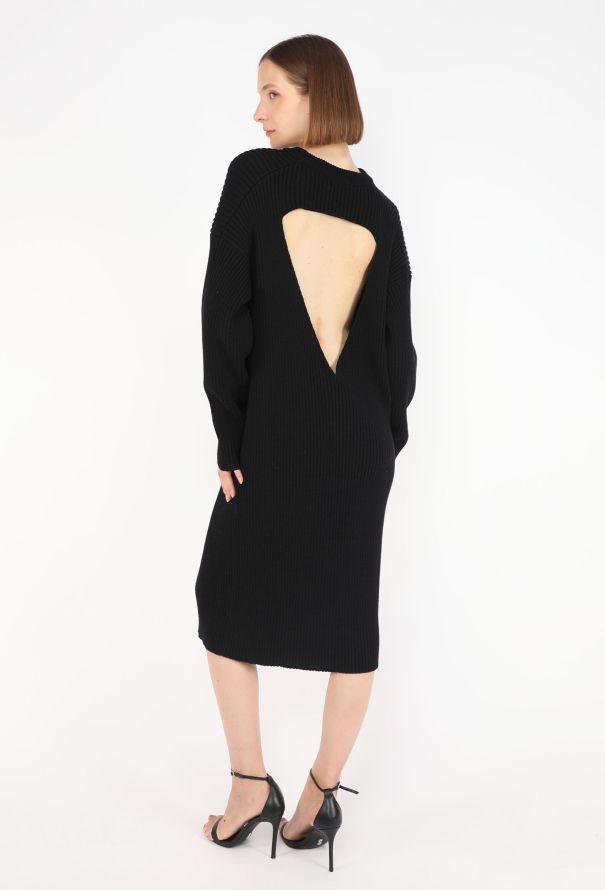 Bottega Veneta Open-Back Ribbed Dress, Pre-Fall 2020 - 6