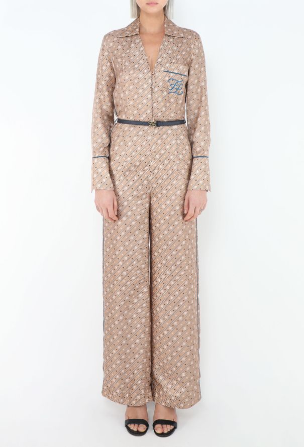 Fendi Resort 2020 Monogram Belted Jumpsuit - 3
