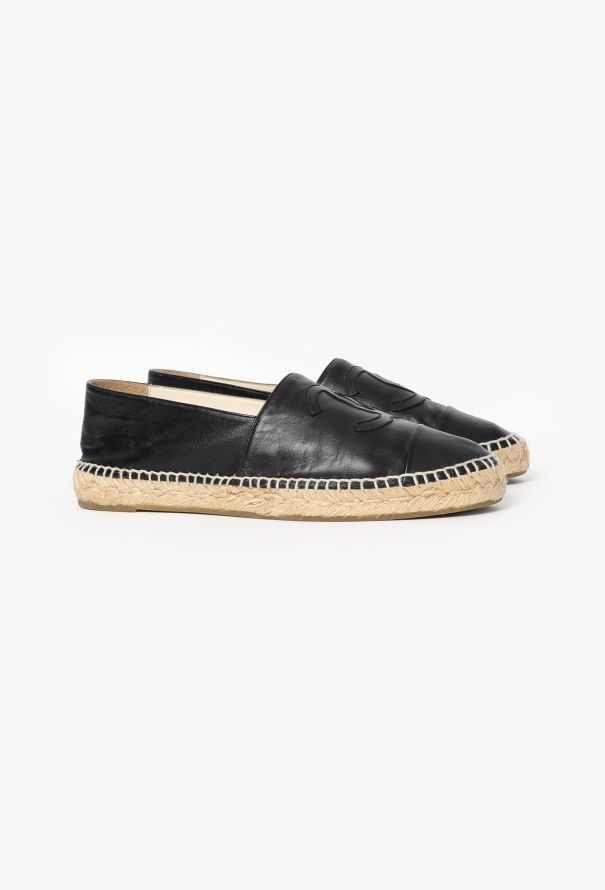 Chanel Leather 'CC' Espadrilles - 3