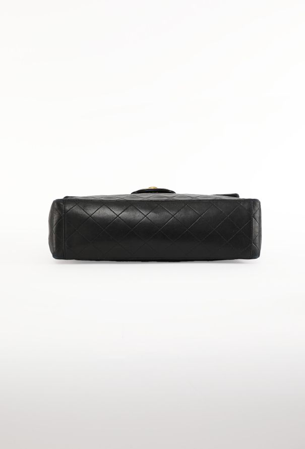 Chanel Vintage Black Jumbo Timeless Bag - 6