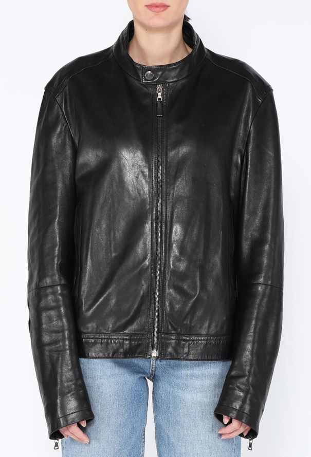Prada 2007 Leather Moto Jacket - 1
