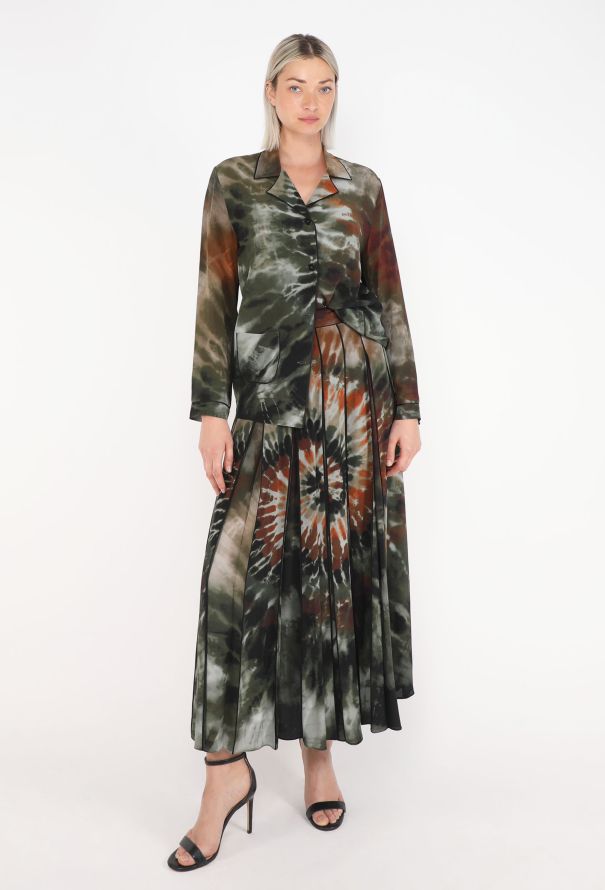 Valentino Tie-Dye Printed Skirt Ensemble, S/S 2016 - 6