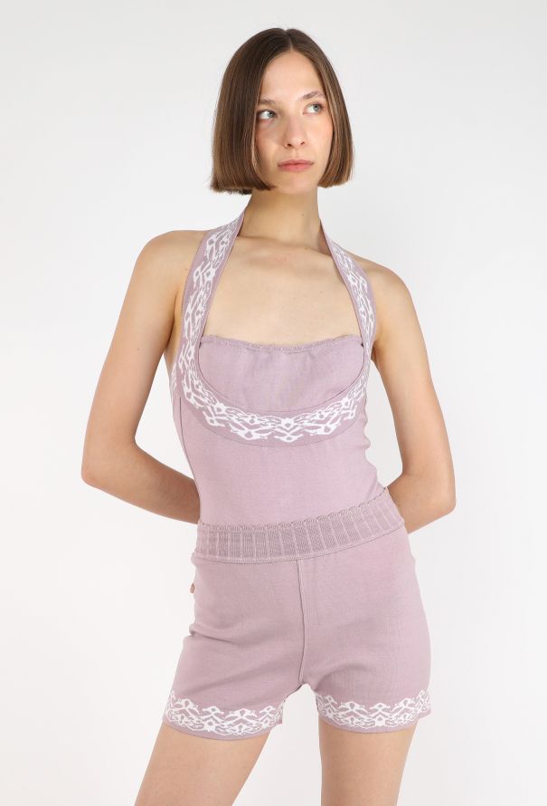 Alaïa Open-Back Halter Set, S/S 1992 - 1