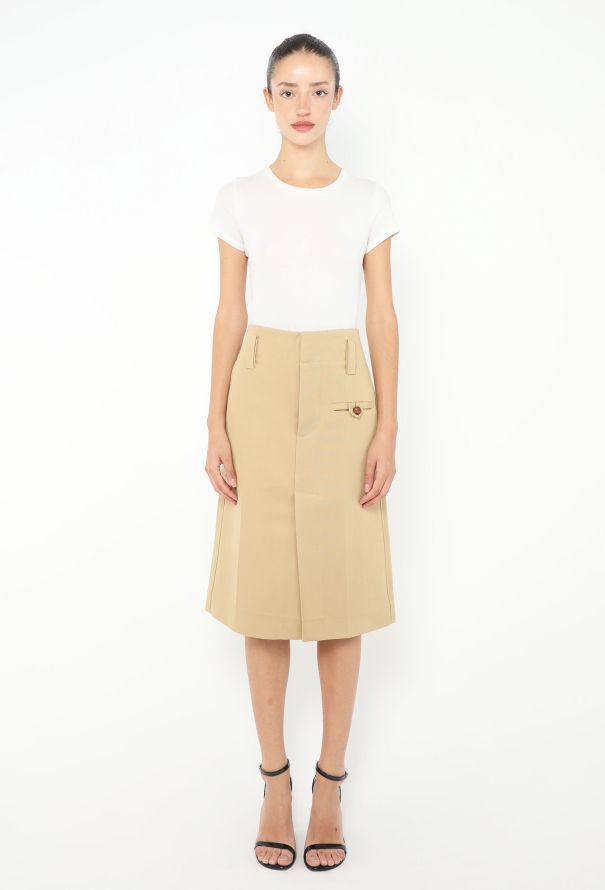Bottega Veneta Pre-Fall 2024 Cargo Slit Skirt - 4