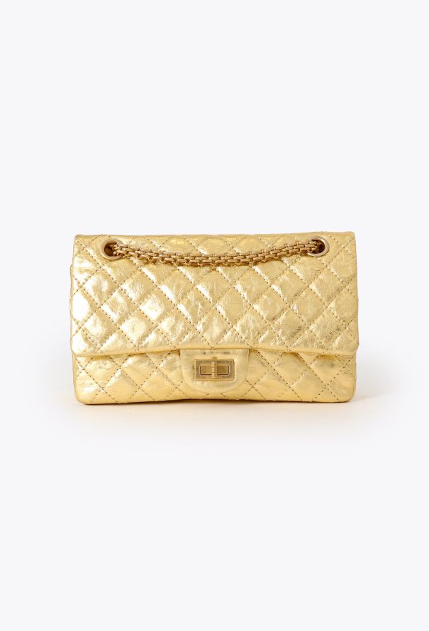 Chanel Gold 2.55 Medium Flap Bag - 2
