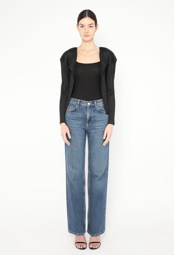 Issey Miyake Pleats Please Buttoned Cardigan - 2