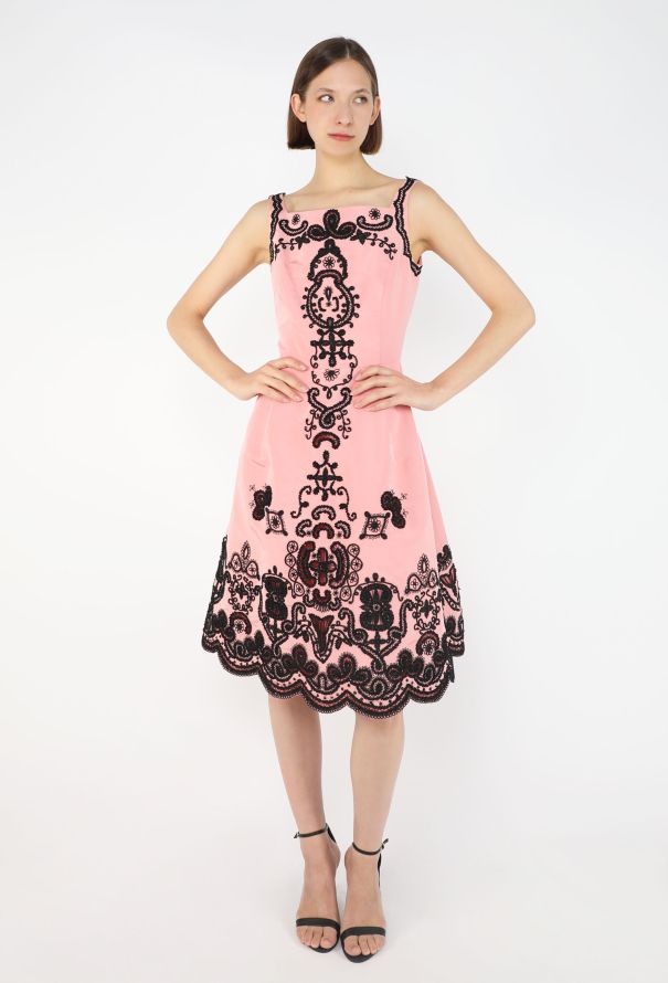 Oscar De La Renta Soutache Embellished Dress, S/S 2013 - 4