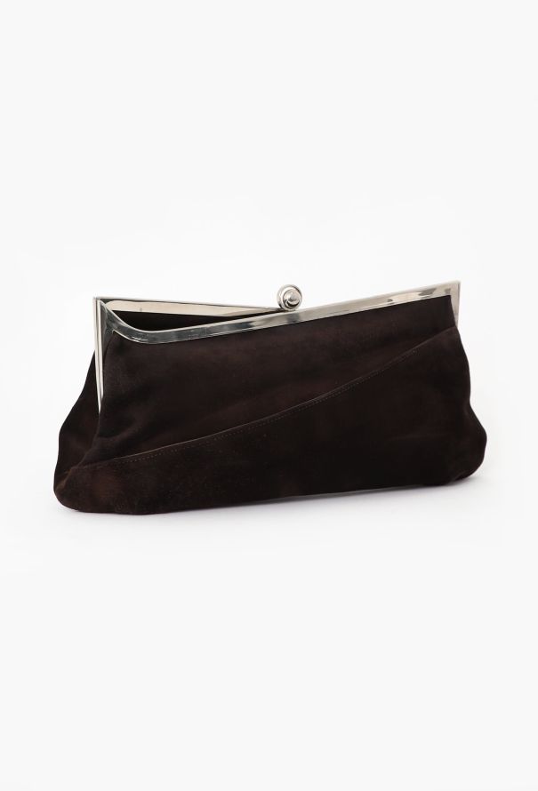 Cesare Puccini Suede Clutch - 3 Cesare Puccini Suede Clutch - 3