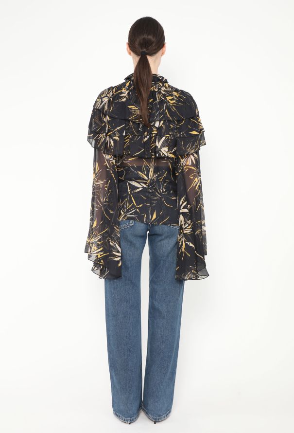Rodarte S/S 2018 Ruffled Silk Blouse - 5 Rodarte S/S 2018 Ruffled Silk Blouse - 5