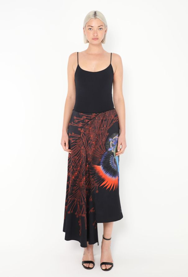 Dries Van Noten F/W 2018 Asymmetrical Graphic Skirt - 1