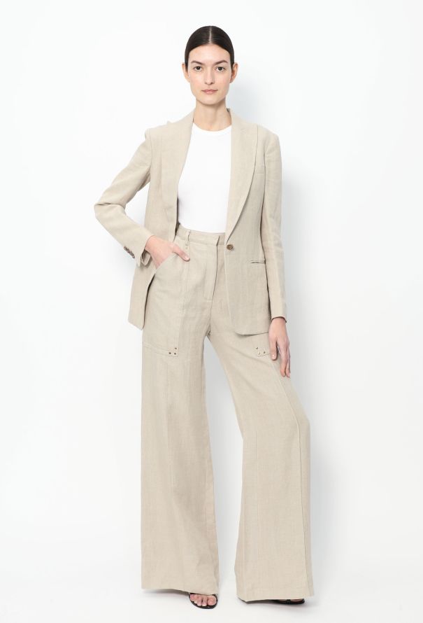 Céline Resort 2011 Tailored Linen Suit - 1