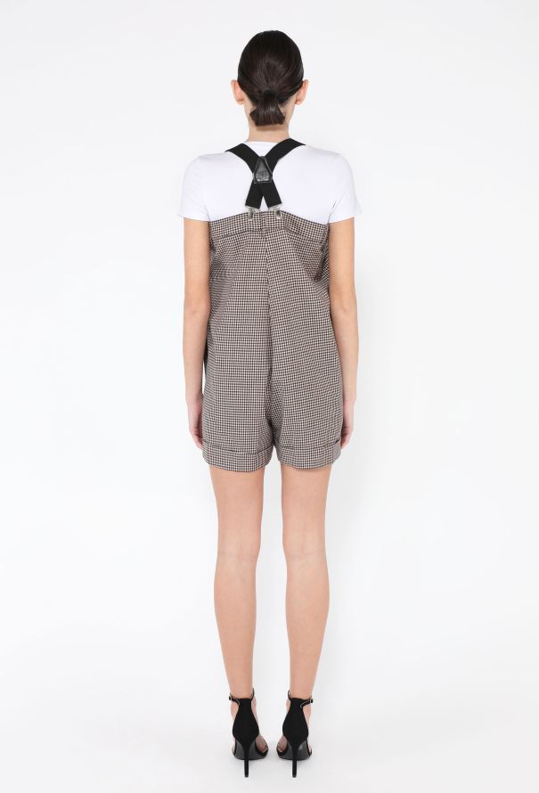 Jean Paul Gaultier 1993 Gingham Check Suspender Jumpsuit - 4