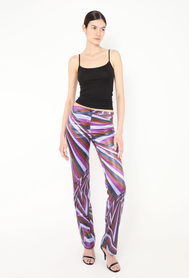 Emilio Pucci Vintage Tapered Iride Pants - 1