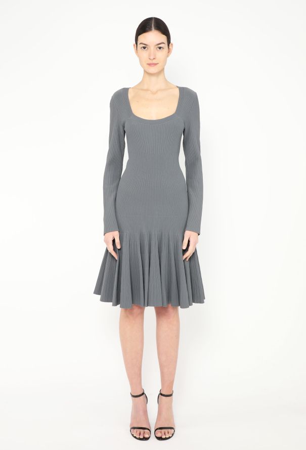 Alaïa Fluted Skater Dress - 3 Alaïa Fluted Skater Dress - 3