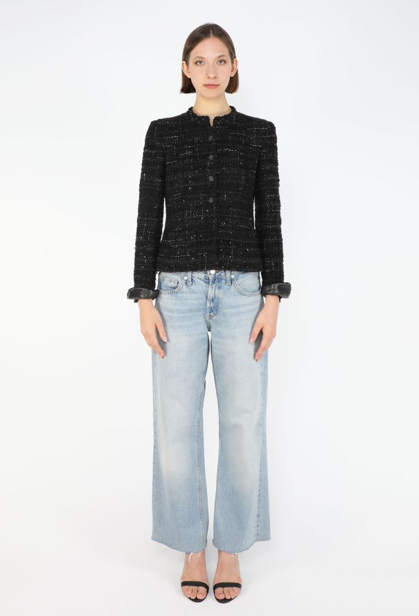 Chanel Iridescent Bouclé Tweed Jacket - 3