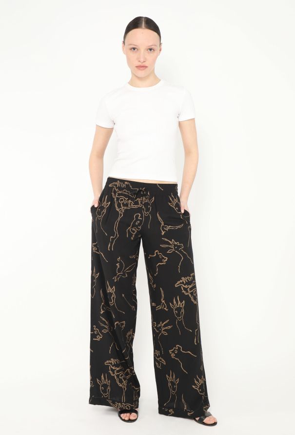 Valentino S/S 2016 Silk Pajama Set - 5