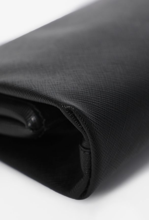 Prada Saffiano East-West Frame Clutch - 8