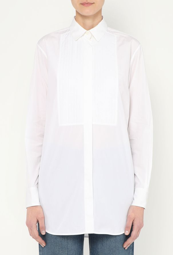 Céline 2012 Cotton Bib Shirt - 1