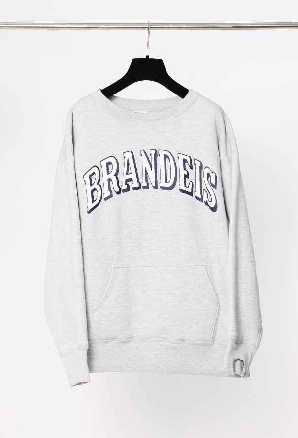 Men's Vintage Rare Brandeis Double Jersey Sweatshirt - 3 Men's Vintage Rare Brandeis Double Jersey Sweatshirt - 3