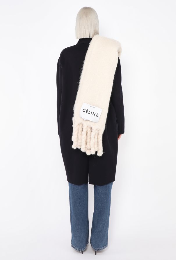 Céline F/W 2017 Mohair Fringe Blanket - 4