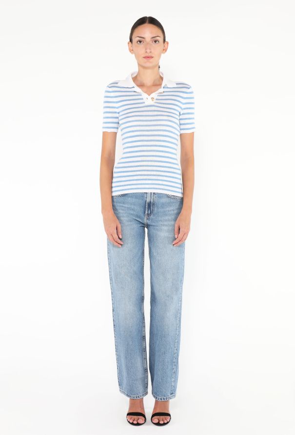 Dior 2022 Striped Knit Polo - 2