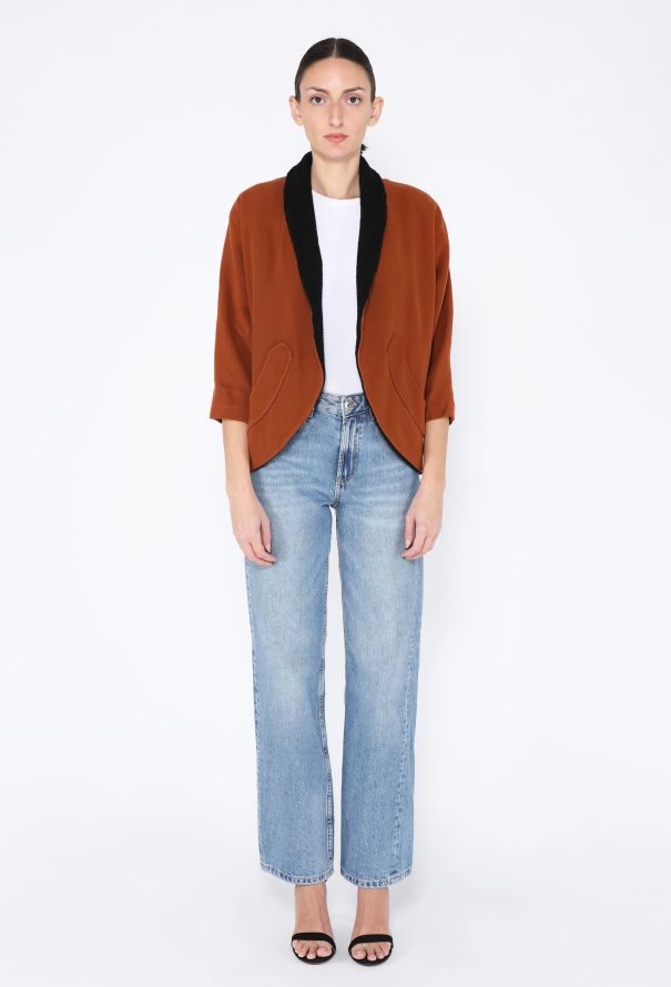 1920s Wool Twill Rounded Jacket - 3