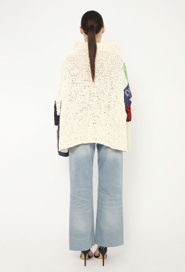 Céline 2016 'Belong' Patchwork Knit Sweater - 4