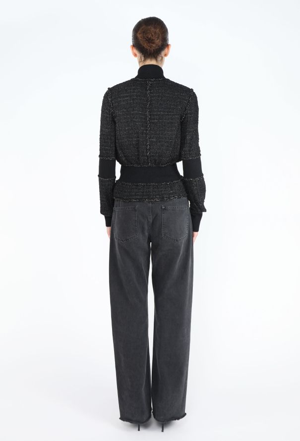 Chanel S/S 2006 Tweed Ribbed Trim Jacket - 5