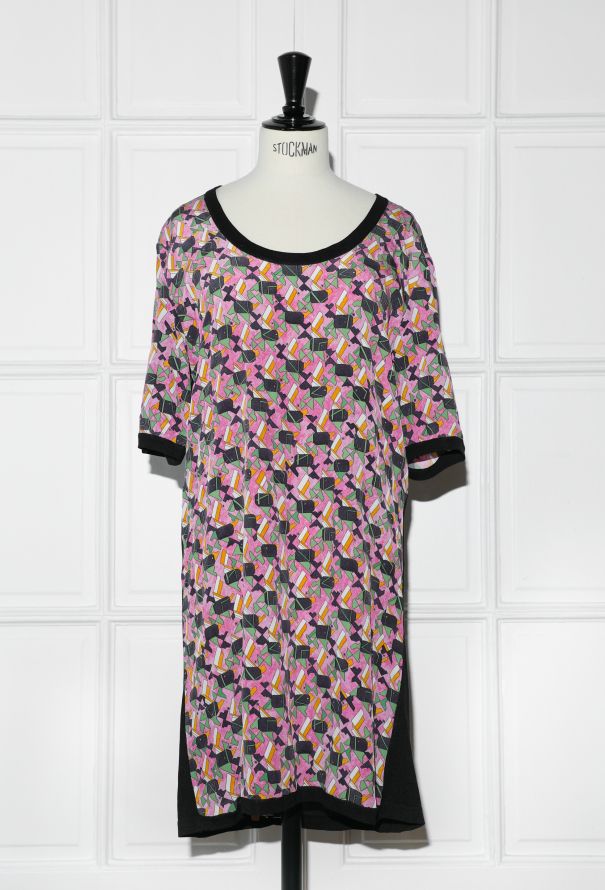 Balenciaga Geometric Silk Dress - 1