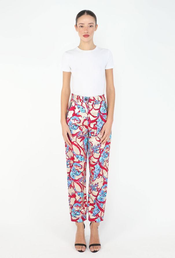 Louis Vuitton Brocade Tapered Trousers, S/S 2019 - 3