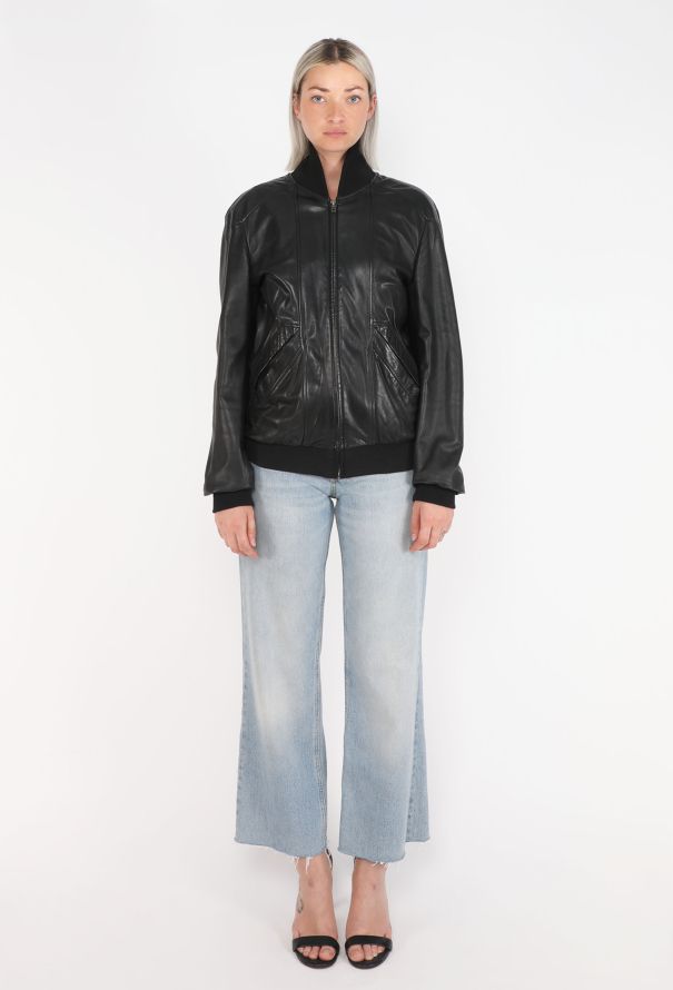 Maison Margiela Leather Bomber Jacket, 2008 - 2