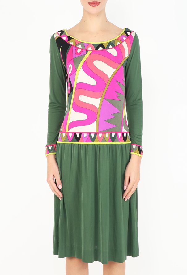 Emilio Pucci 1969 Geometric Print Dress - 3