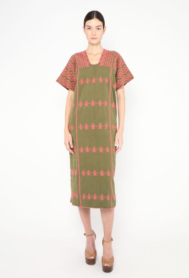 World Treasures Authentic Embroidered Kaftan - 1